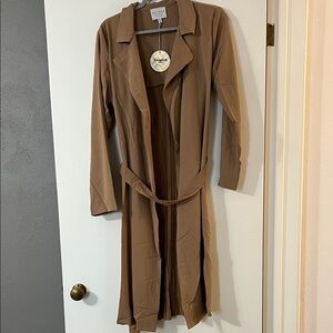 Hayden Tan Long Sleeve Women's coat